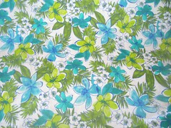 3 lin yards Marc Wear Hot Cotton linen Fabric Summer Branches 58″ w 5.0 oz