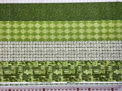 By 1/2 Yard OOP Tanzania Green Running 8ths Eights Legacy Studio Quilting Fabric