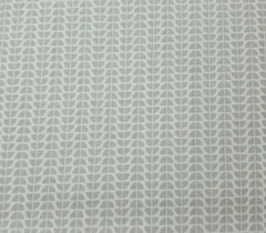 Funanimals BTY Maude Asbury Blend Fabrics Gray White Mod Floral Stripe