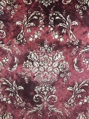 Velvet Damask Fabric, 54″ Wide, for Upholstery Chair Window Craft – Sold by Yard