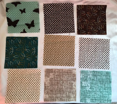 56 Pieces Cotton Fabric Charm 5″x5″ Cuts Multicolor Quilting Crafting Sewing