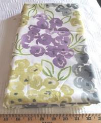 Robert Allen Floral Fabric 2.75 Yards 56 Wide Purple Gray Green Home Decor Twill