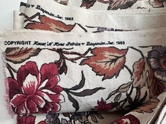 Vintage House N Home Floral Print Fabric 56” X 2.75 Yards