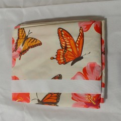 Ambesonne Unisex Floral Butterfly Printed Fabric EH6 Multicolor 94×38 NWT