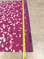 44×23” KOKKA Echino BIRDSONG Pink Cotton Linen Fabric OOP Etsuko Furuya Japan