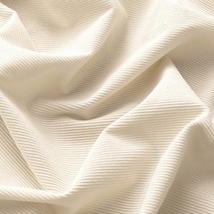 1 Yard Corduroy Fabric, 60″ Wide Cream White Sofa Fabric, Breathable Apparel Fab