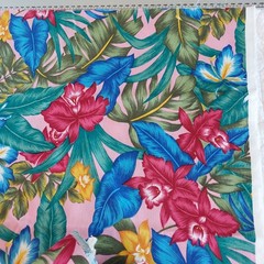 Vtg Fashion Avenue 7055 Tropical Print Fabri Quilt Design Fashion Avenue
