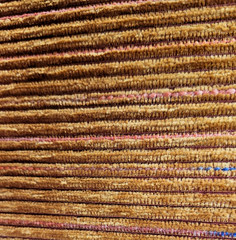 MCM Burnt Orange/Rust/Copper Corduroy Style Upholstery Fabric by the yard