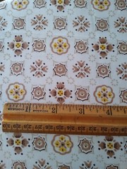 2 1/2+ Yds Vintage Fabric Glendura Collection For Imperial 97″ X 45″ Beige/Brown