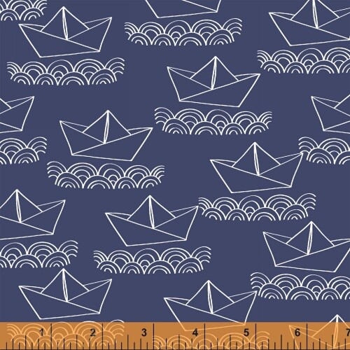 Windham Fabrics “Ahoy Matey” Sailboats on Navy by Whistler Studios~100% Cotton