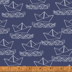 Windham Fabrics “Ahoy Matey” Sailboats on Navy by Whistler Studios~100% Cotton