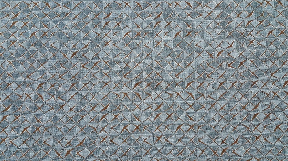 Discount Fabric JACQUARD Teal & Chocolate Home Decor & Drapery Fabric