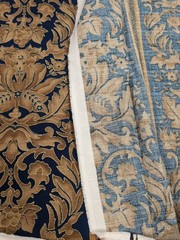 56 Wide USA Anju Woodridge w DuPont Stain Resist Fabric Griecian Grape 2.75 Yds