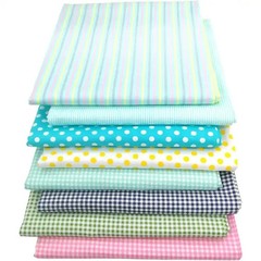 Craft Fabrics 8Pcs Assorted Square Fabric Bundles 100% Cotton Fat Quarters
