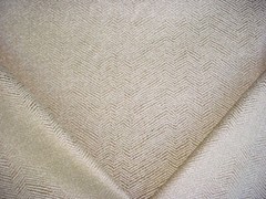 4Y Donghia Sahco 2580 Kent Metallic Herringbone Drapery Upholstery Fabric