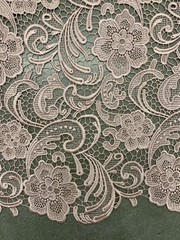 Maggie LIGHT MAUVE Guipure Venice Heavy Lace Fabric by the Yard – 10019