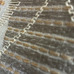 Pindler Fabric Samples ( 3)) GILDED 26 x 26 Embroidered Geometric Designs