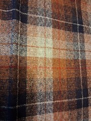 Vintage Wool Blend Fabric Lot Of 4