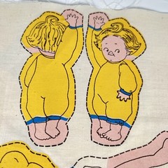 Dolly Dingle Cut Out & Sew Fabric Doll Crafted Heirlooms Limited Production 1981