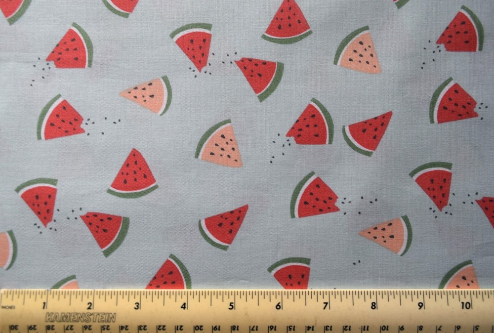 Jo Ann Fabrics Watermelon slices fruit melons By the 1/4 yard cotton fabric