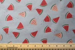 Jo Ann Fabrics Watermelon slices fruit melons By the 1/4 yard cotton fabric