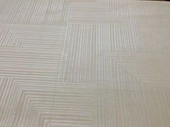 DONGHIA FABRIC JACKSON WILLOW WHITE STRIPE VELVET UPHOLSTERY FABRIC BY THE YARD
