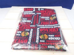 CHICAGO BLACKHAWKS NHL Cotton Fabric 1926 Logo 1 Yard Licensed Sewing Crafts