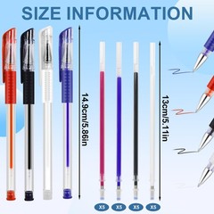 Bcautay Heated Erasable Fabric 1 Count (Pack of 20), Blue/Black/White/Red