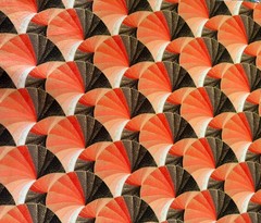 Fabric Freedom Art Deco 100% Quilting Cotton Fabric 18”X43” EUC