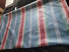 Stanley King Studio Universal Convertors Teflon Finish Upholstery Stripe Fabric
