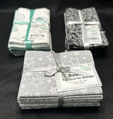 Lot Of 3 Bundles Of Fat Quarters Fabric Pieces-Fabric Palette-Sugar & Spice READ