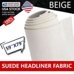 Car Headliner Suede Fabric for Interior/Roof Replace Exact Match & Easy to Apply