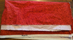 Keepsake Calico fabric – red leaves and branches – 45″x204″