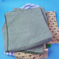 Fabric Remnant Lot Repro TRUE Vintage Scrap Grab Bag All Types Quilt Craft 5 Lb