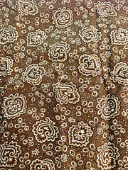 VTG Concord Brown & Cream Paisley Bandana Like Print BTFQ