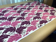 UTOPIA by FREE SPIRIT Quilting Fabric Lavender – Floral Leaves 44” X 72”