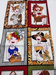 Sew Creative Panel Fabric Loralie Harris 21 Panels Vintage Material Textile