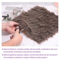 30″x30″ Purple Faux Fur Square Fabric for Crafts, Gnomes, Animal Costumes