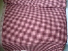 Waverly Fabric, Country Fair, Red White Checked, Gingham 54 3/4″ wide, 3.2 Yds.