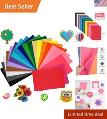 Felt Craft Sheet Set – 20 Assorted Colors 8×12
