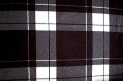 BTY*HOLIDAY BLACK GREY WHITE HENSLEY PLAID ANTI PILL FLEECE FABRIC 1 YD 60×36″