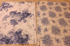 Vtg Lot of 25 Fat Quarters Upcycled Floral Bed Sheets Sewing Crafting 22 Designs