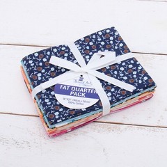 Fat Quarter Bundles Sets – 6 Variety Prints in 100% Premium Cotton Fabric