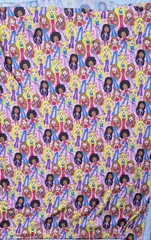 Large Bratz Single Piece Crafting Fabic 60″x86″ Repeating Pattern