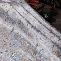 50x75cm Floral Whorl Damask Brocade Fabric for Upholstery Curtain Craft Supplies