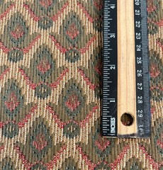 Vintage Woven Upholstery Fabric 2 yards (55″w) Victorian Inspired Cottagecore