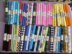 Crafters Square Craft Fabric Fat Quarters 18 X 21 & 20 X 21 Cotton Lot Of 57