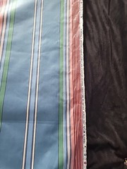 Stanley King Studio Universal Convertors Teflon Finish Upholstery Stripe Fabric