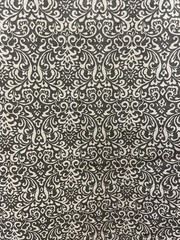 100% Fine Cotton Poplin Printed Gray White Joann Fabric 1 .5 Yard Long 45″ W
