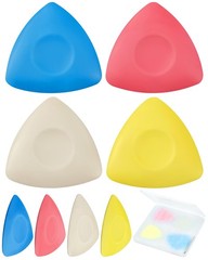 FIVEIZERO 4Pcs Tailors Chalk, Triangle Sewing Chalk 1 Count (Pack of 4), 4PCS